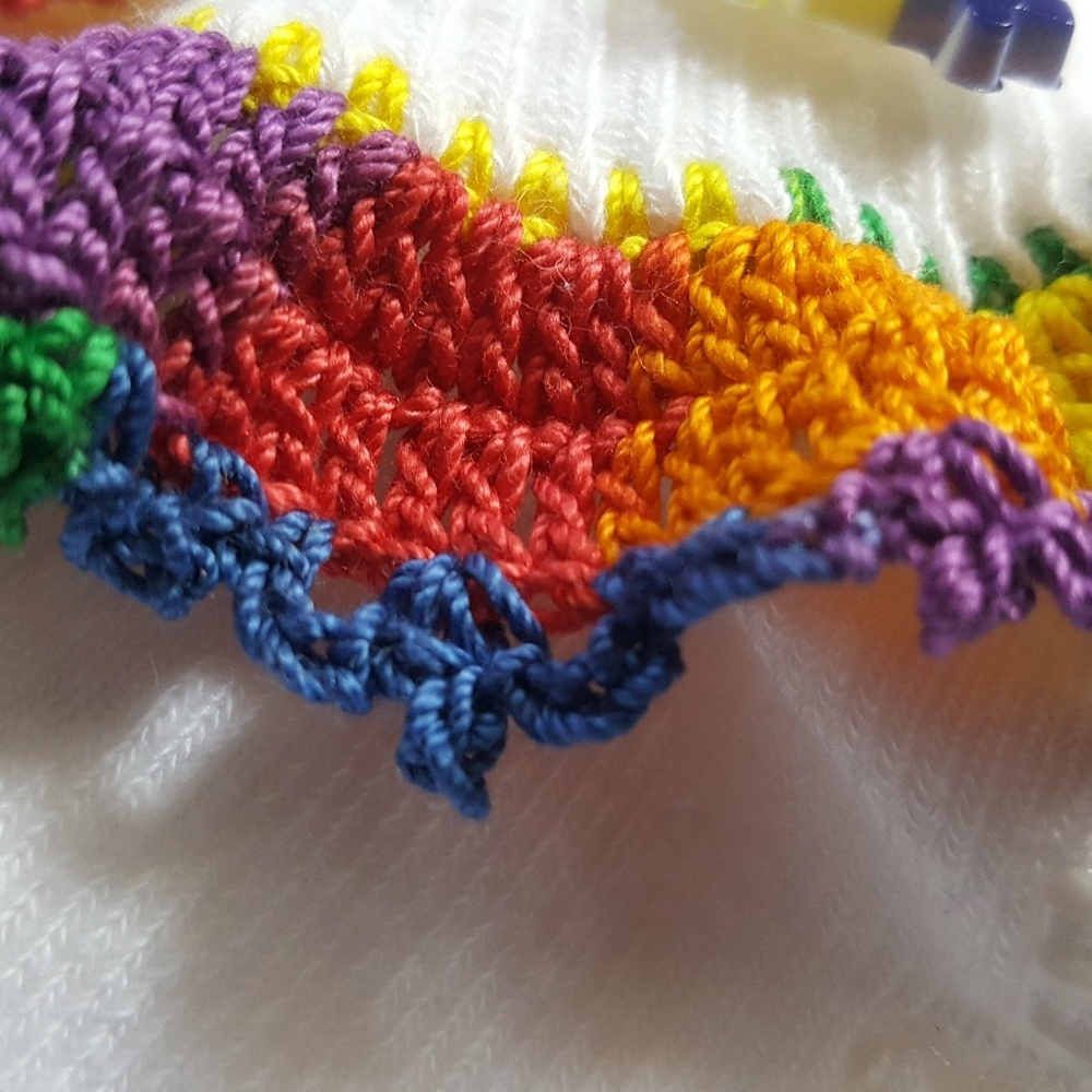 Autism Awareness Handmade Baby Bobsy Socks - Picture 4 of 5